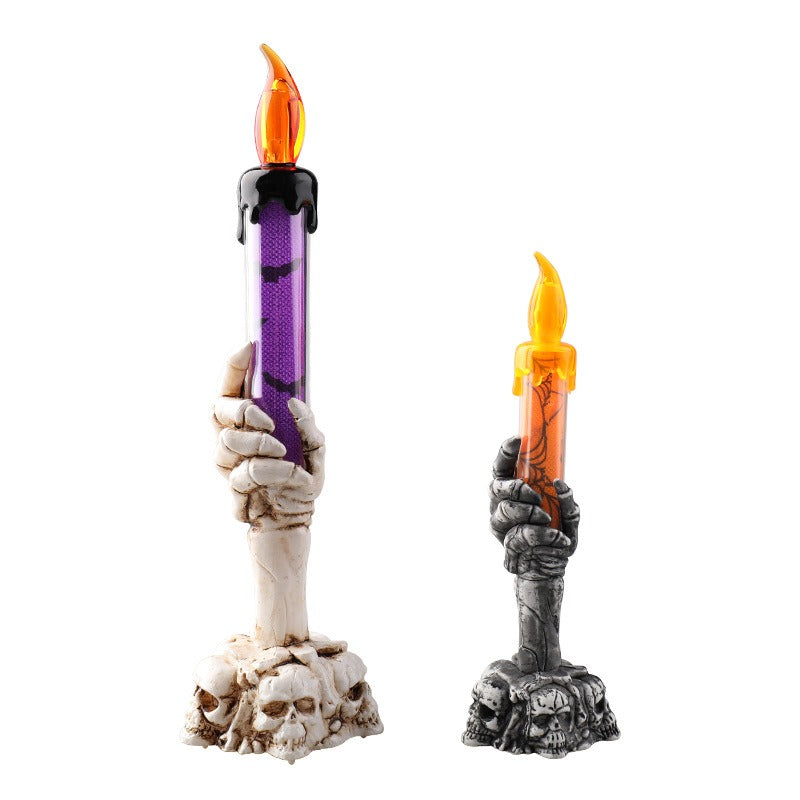 Calavera Mágica Halloween – Lámpara LED Mano Fantasma para Peques y Mayores 💀