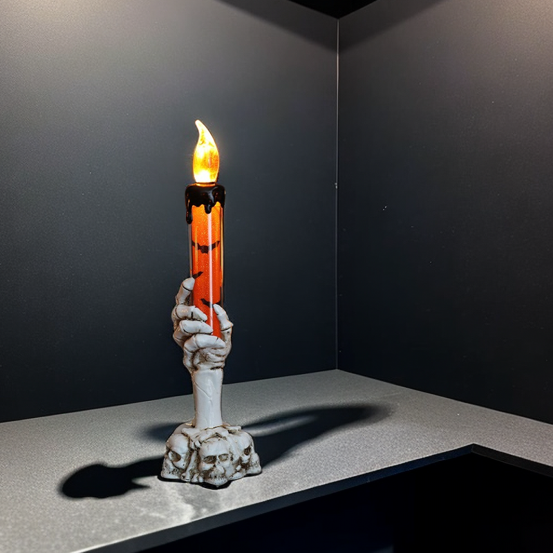 Calavera Mágica Halloween – Lámpara LED Mano Fantasma para Peques y Mayores 💀