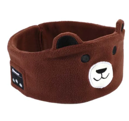 Máscara de Sueño con Diadema de Animal y Auriculares Bluetooth