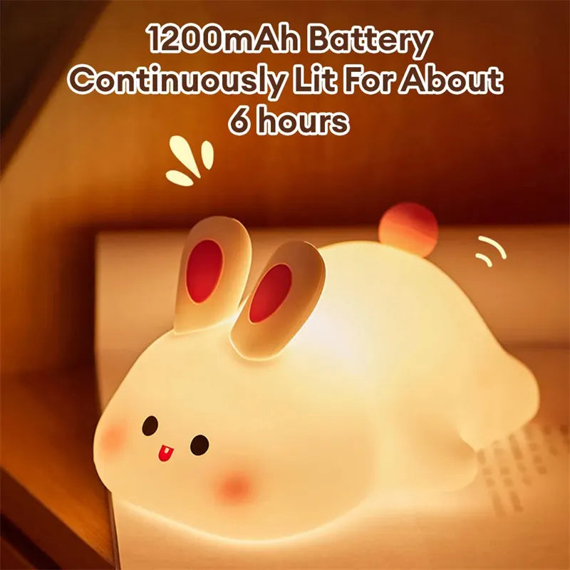 Luz Nocturna Conejito LED – ¡Tu compañero mágico para dormir!
