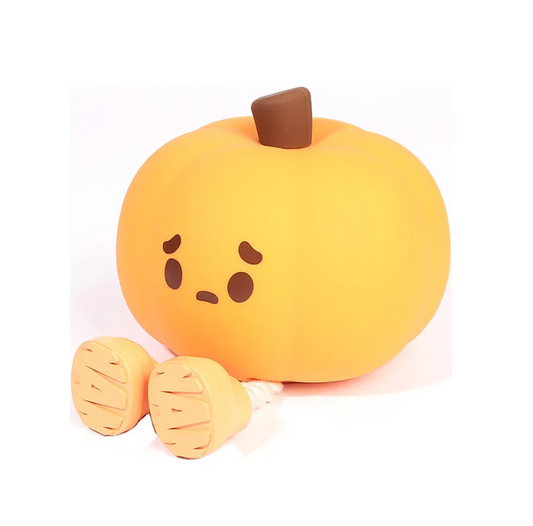 Luz Nocturna de Halloween de Calabaza de Silicona Simpática