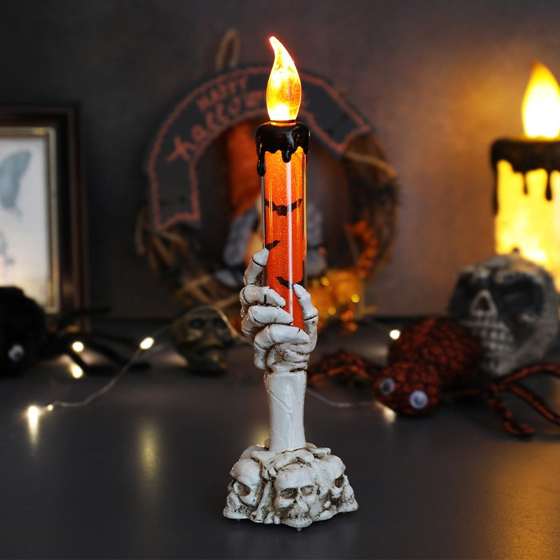 Calavera Mágica Halloween – Lámpara LED Mano Fantasma para Peques y Mayores 💀