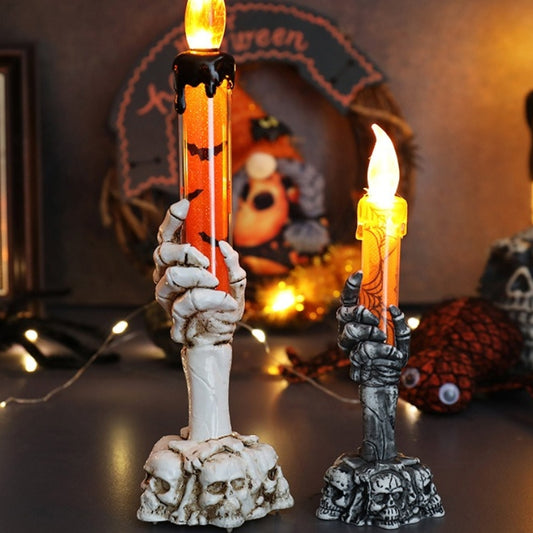 Calavera Mágica Halloween – Lámpara LED Mano Fantasma para Peques y Mayores 💀